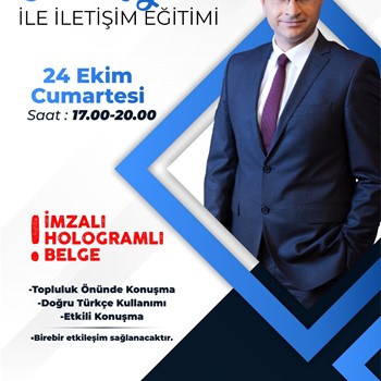 SALİH NAYMAN İLE İLETİŞİM EĞİTİMİ 24 EKİM CUMARTESİ CANLI ETKİLEŞİMLİ